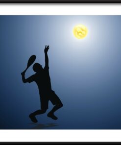 Plakát tenisové hry