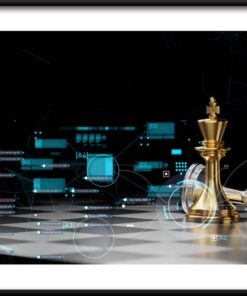 Šachy v obchodním plakátu