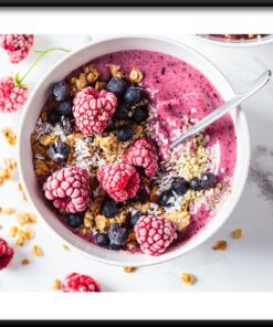 Plakát Malinové ovesné vločky