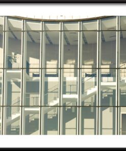 Schodiště za sklem plakát