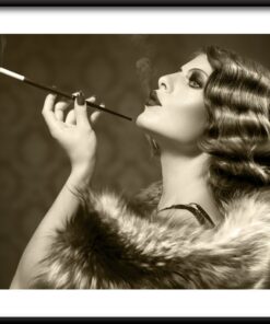 Plakát s kouřovým pruhem