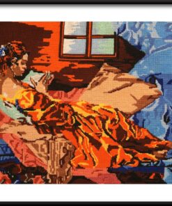 Plakát s křížkovým stehem