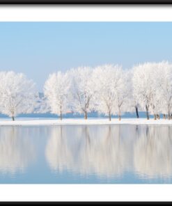 Zimní krajina plakát