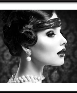 Plakát s perlovými šperky