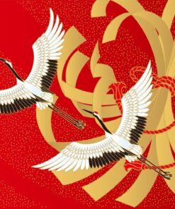 Fototapeta Flight of Herons