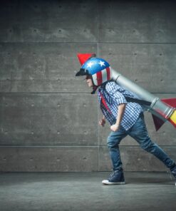 Fototapeta Chlapec s raketou