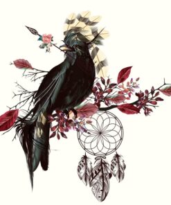 Fototapeta Pták s lapačem snů