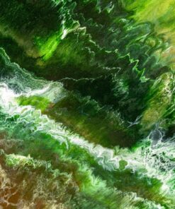 Fototapeta Zelené vlny 2