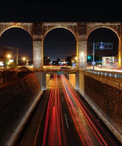 Fototapeta Akvadukt v noci