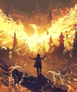 Fototapeta Phoenix in Flames