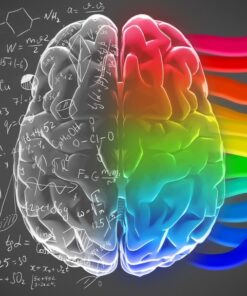 Fototapeta Creative and Logical Half