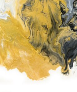 Fototapeta Zlatá s černou