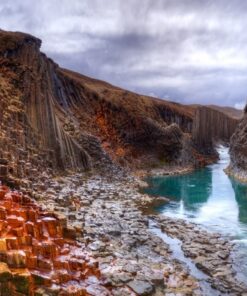 Fototapeta Čedičový kaňon na Islandu