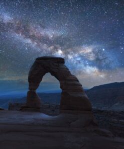 Fototapeta Mléčná dráha a skalní oblouk