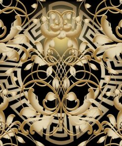 Fototapeta Zlatý barokní vzor