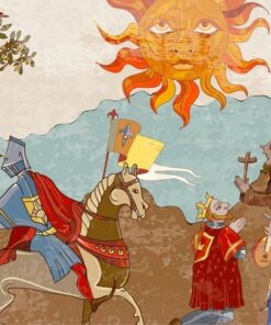 Fototapeta Středověká scéna