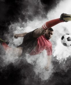 Fototapeta Fotbalista v akci