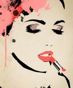 Fototapeta Aplikace make-upu