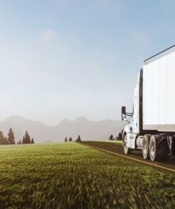 Fototapeta Kamion v horách