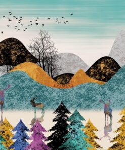 Fototapeta Barevné kopce