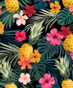 Fototapeta Ibišek a ananas