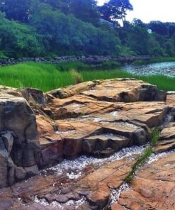 Fototapeta Skály na břehu jezera