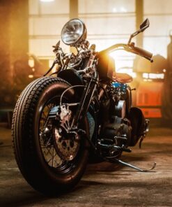 Fototapeta Motocykl v dílně