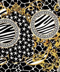 Fototapeta Černá abstrakce se zlatem