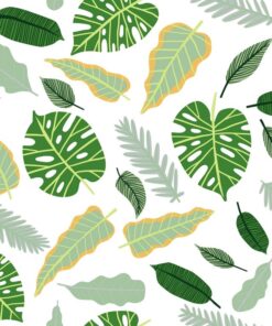 Fototapeta Tropický vzor v listech