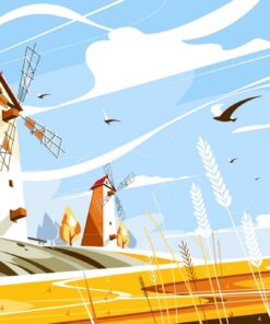 Fototapeta Větrný den