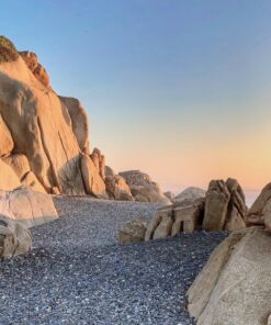 Fototapeta Skály při západu slunce
