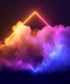 Fototapeta Smoke and Rhombus