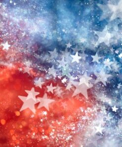 Fototapeta Hvězdy na červeno-modrém pozadí