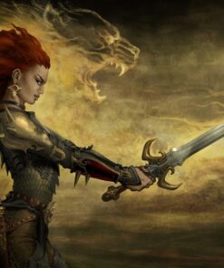 Fototapeta Žena s mečem