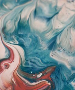 Fototapeta Blue-Red Waves