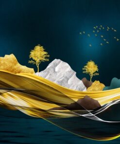 Fototapeta Zlaté hory a stromy