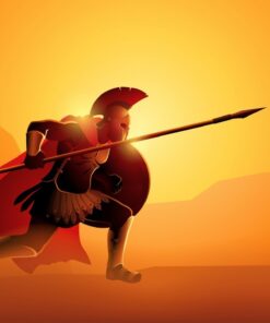 Fototapeta Warrior in Attack