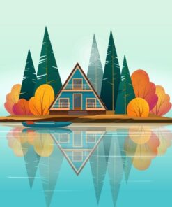 Fototapeta Dům na ostrově