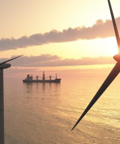 Fototapeta Větrné mlýny v moři