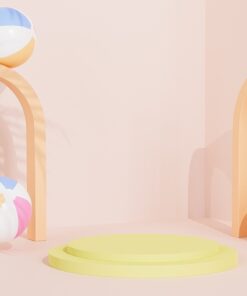 Fototapeta Podium a koule