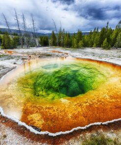 Fototapeta Jezero v Yellowstonském parku