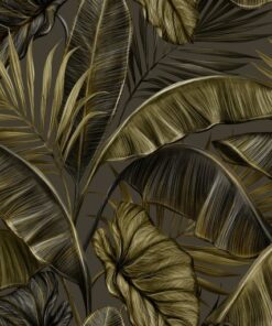 Nálepka na stěnu Tropické listy 16