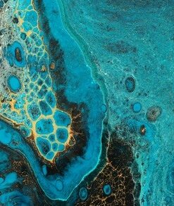 Fototapeta Modrá pěna 2