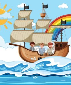 Fototapeta Loď v moři 2