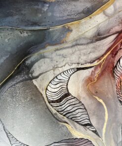 Fototapeta Mramor s fialkou