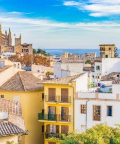 Fototapeta stará katedrála na kopci