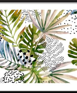 Plakát palmové listy