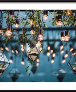 Světelná dekorace plakát