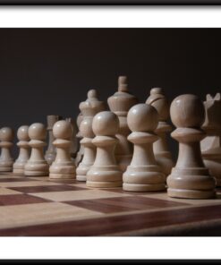 Šachové figurky plakát