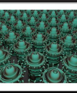 Zelený abstrakce plakát